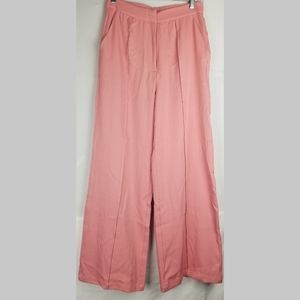 Women's Light Pink Pants With Pockets